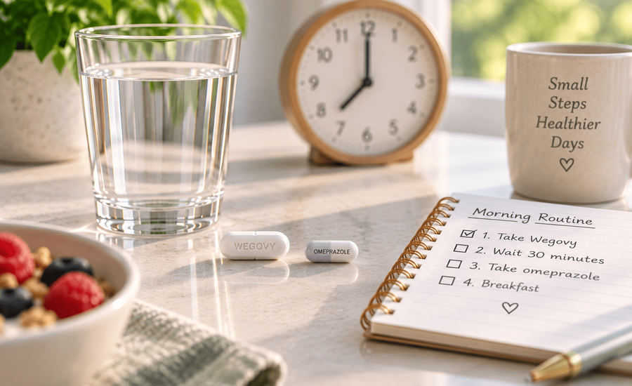 Can I Take Omeprazole With Wegovy Tablets?